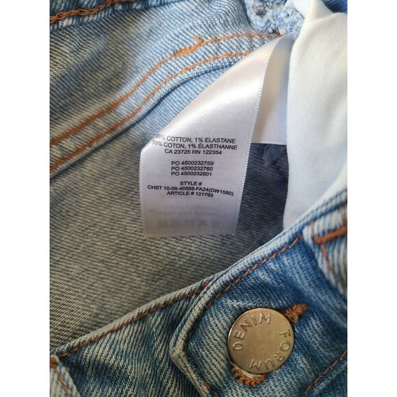 Denim Forum High-Rise Straight-Leg Jeans Size 26 - Picture 6 of 8